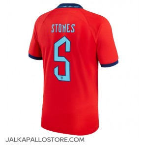 Englanti John Stones #5 Vieraspaita MM-kisat 2022 Lyhythihainen